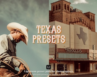 Rustikale Western Lightroom Presets, Cowboy Foto Filter (Desktop & Mobile)
