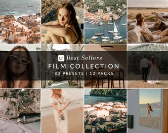 80 ajustes preestablecidos de Lightroom para películas: Granulado de los 90, Retro de los 70 (Móvil + Escritorio)