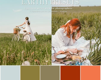 Earthy Lightroom Presets: Boho Warm Tones, Mobile & Desktop (5 Pack)