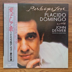 Placido Domingo With John Denver – Perhaps Love Vinyl / Records / Japanese Press