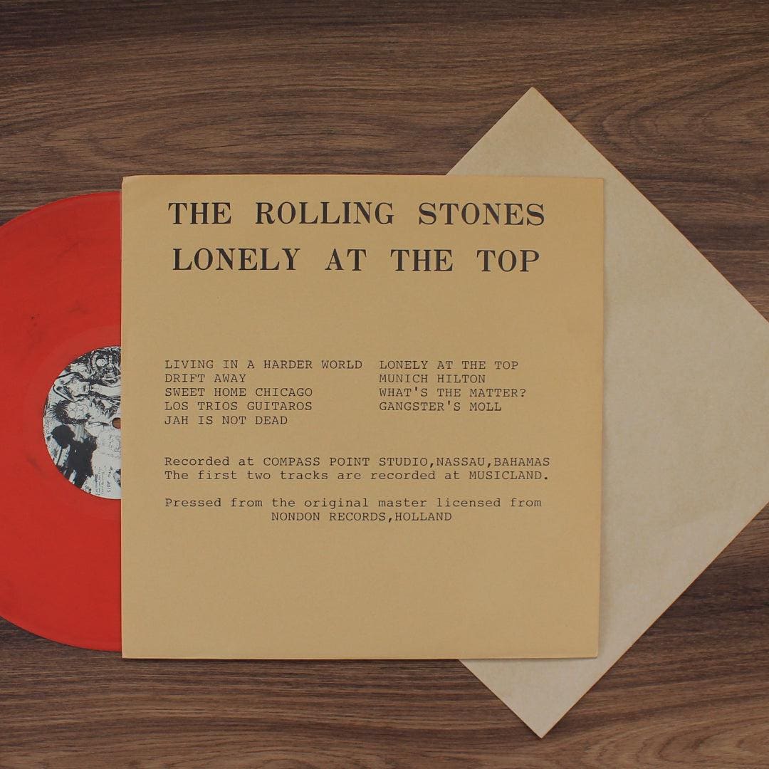 Rolling Stones - Lonely at the Top Vinyl / Records / Japanese