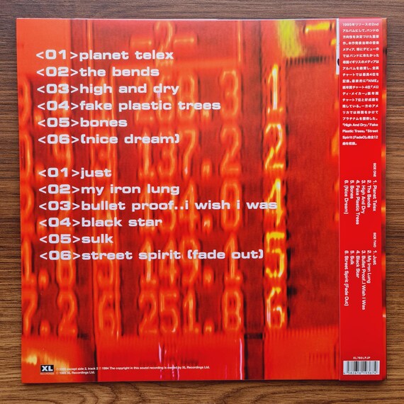 Radiohead – the Bends Vinyl / Records / Japanese Press - Etsy