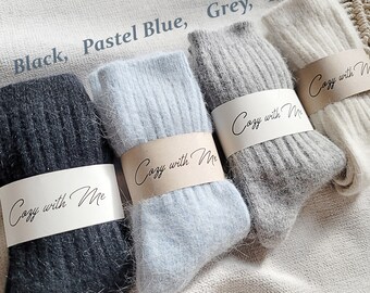 クリスマスファジーソックス ふわふわソックス 冬 暖かい 厚手 楽天市場】2足セット もこもこウィンタークリスマスソックス