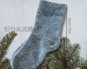 3 Pairs Women 80% Merino Wool 20?shmere Crew Socks Dress Calf Solid Warm 5-9 E - Foto 4