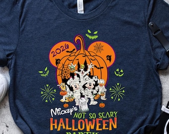 Mickey's Not-So-Scary Halloween Party Shirts, Disney Halloween 2026 Shirt, Disney Halloween Shirts, Disney Spooky Shirt