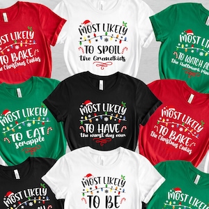 Höchstwahrscheinlich bis Weihnachten 2025 Passende Familienshirts