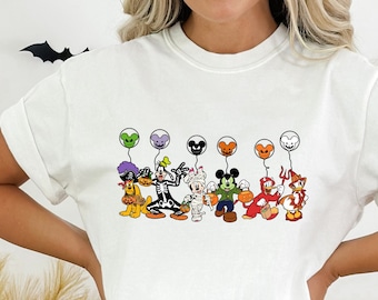 Mickey and Friends Halloween Ghost Shirt, Disney Spooky Sweatshirt