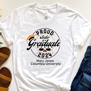 Custom Class of 2025 Graduate Shirt: Stolzes Familien-Abschluss-T-Shirt