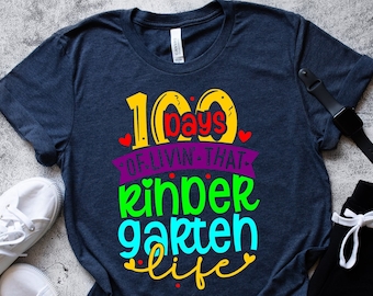 100 Days Of School Shirt: Teacher Student Celebration Tee