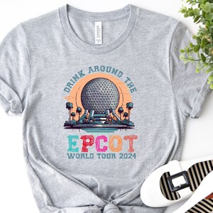 Disney Epcot World Tour Shirt, Vintage Dinsey Vacation Tshirt, Disney Family Matching Shirt, Epcot Shirt, Disney Trip Shirt, Disney 2024