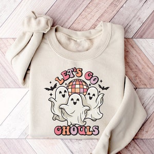 Lets Go Ghouls-sweater: retro grappige spookhalloweentrui