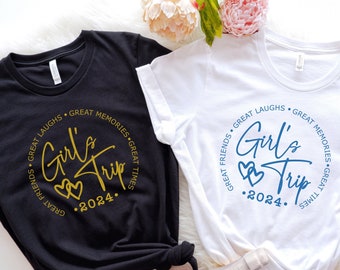 Girl's Trip 2026 Shirt: Soft Cotton Travel Tee