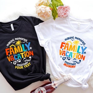 Family Vacation 2025 T shirt, Creating Memories Together Family tshirt, Family Cruise shirt, Family Beach trip shirt, Family Vacation shirts