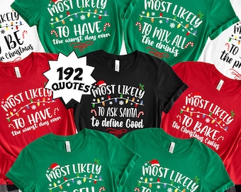 Es ist wahrscheinlich Weihnachten Shirt: Passender Familien Pyjama, Paar Geschenk
