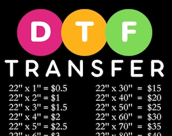 DTF Print, Custom Transfer, Full Color DTF, Ready to Apply,  Full Gang Sheet, Heat Transfers, Bulk Logo Sheet,Iron On T-shirt, DTF Tshirt