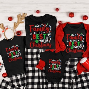 Family Party Christmas 2025 Tshirt, Family Is The Best Part Of Christmas Shirt, Matching Family Christmas Shirts, Family Christmas Gift,
