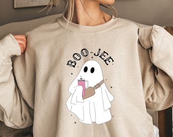 Boo Jee Ghost Sweatshirt: Spooky Halloween Vibes