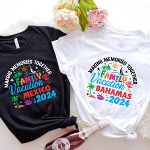 Custom Family Vacation 2025 tshirt, Family Vacation t Shirt, Custom Matching Family Shirt, Family Trip Shirts, Beach Vacation Shirt, Summer