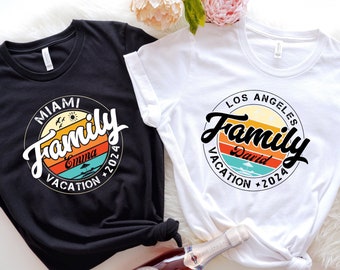 Personalized Family Vacation 2025 Shirt: Custom Trip Tee