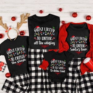 Lustige Familie Weihnachten Shirts: Am wahrscheinlichsten zu passenden Gruppen-T-Shirts 2026, Chssitmas Wahrscheinlich zu 2026 Shirts