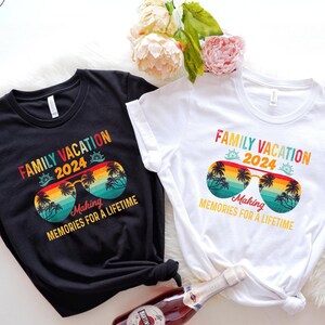 Family Vacation 2025 T-shirt, Creating Memories Together tshirt, Family Cruise shirt, Family Beach trip shirt, Family Summer shirts, Summer