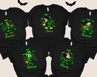 Disney Halloween Skeleton Family Matching Shirts