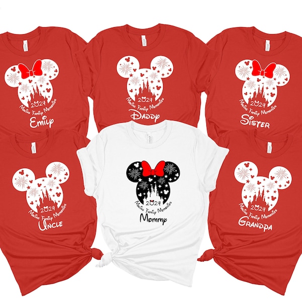 Disney Family Shirts 2024, Disney Trip Shirts, Custom Family Disney Shirts, Disneyworld Shirts Family 2024, Disneyland Shirt, Couple Shirt,