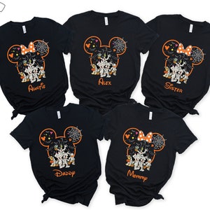 Custom Disney Halloween 2026 Family Shirts, Matching Mickey Ghost Tees