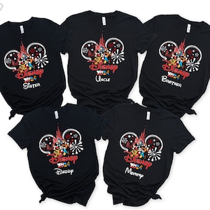 Disney Castle 2025 T-Shirts, Disney Family Matching shirts, Custom Disney Family, Disney Trip 2025 Shirts, Disney 2025 Family Vacation Shirt