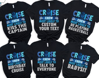 Personalized Cruise Crew 2026 Shirt: Matching Family Vacation Tees