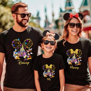 Custom Disney Family Castle Shirt, Disney Family 2025 Shirts, Disney Trip Shirt, Disneyland 2025 shirts, Family Disney Vacation Tees, Disney