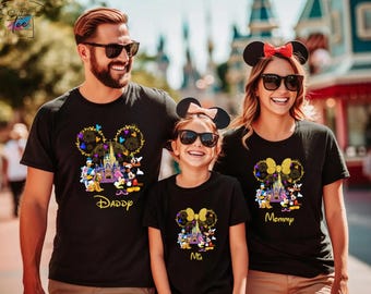 Custom Disney Family Vacation Shirt, Disneyland Castle Tee