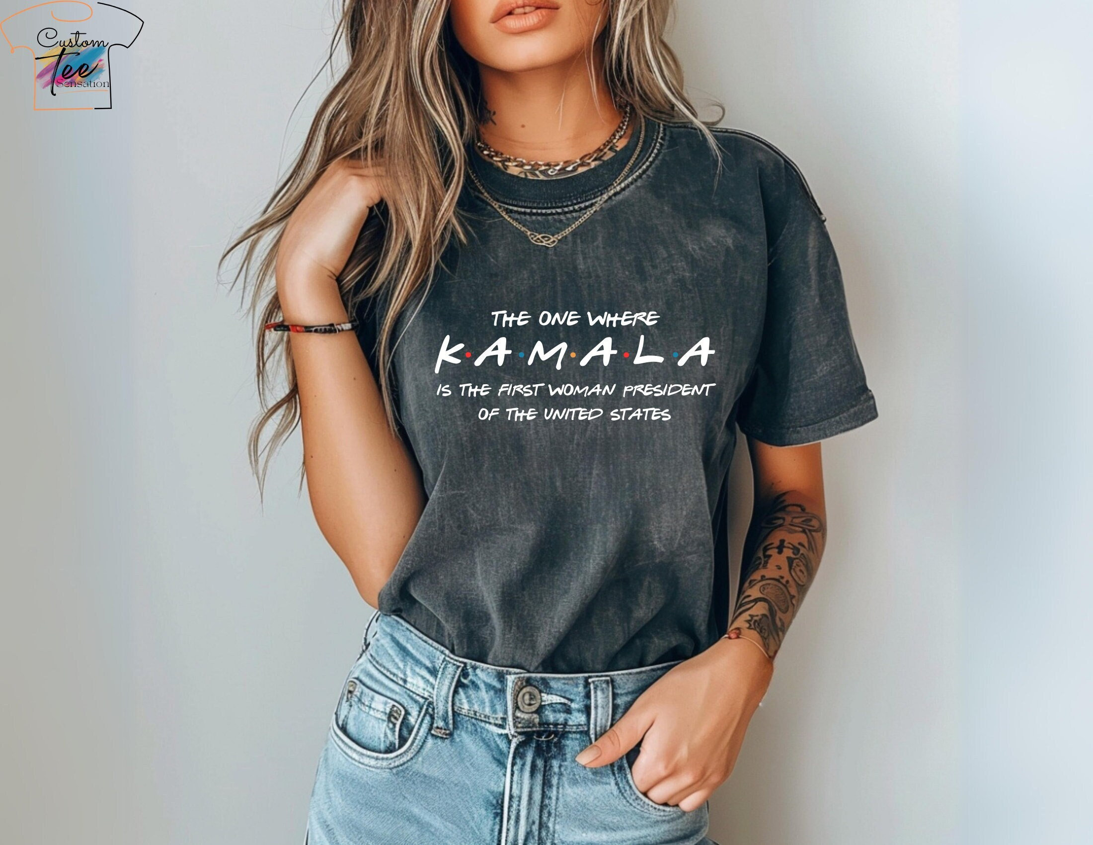 Kamala Harris for President 2024, Kamala 2024 Presidential Election Tees, Trump vs. Harris Election Shirts for 2024, Support Kamala Harris