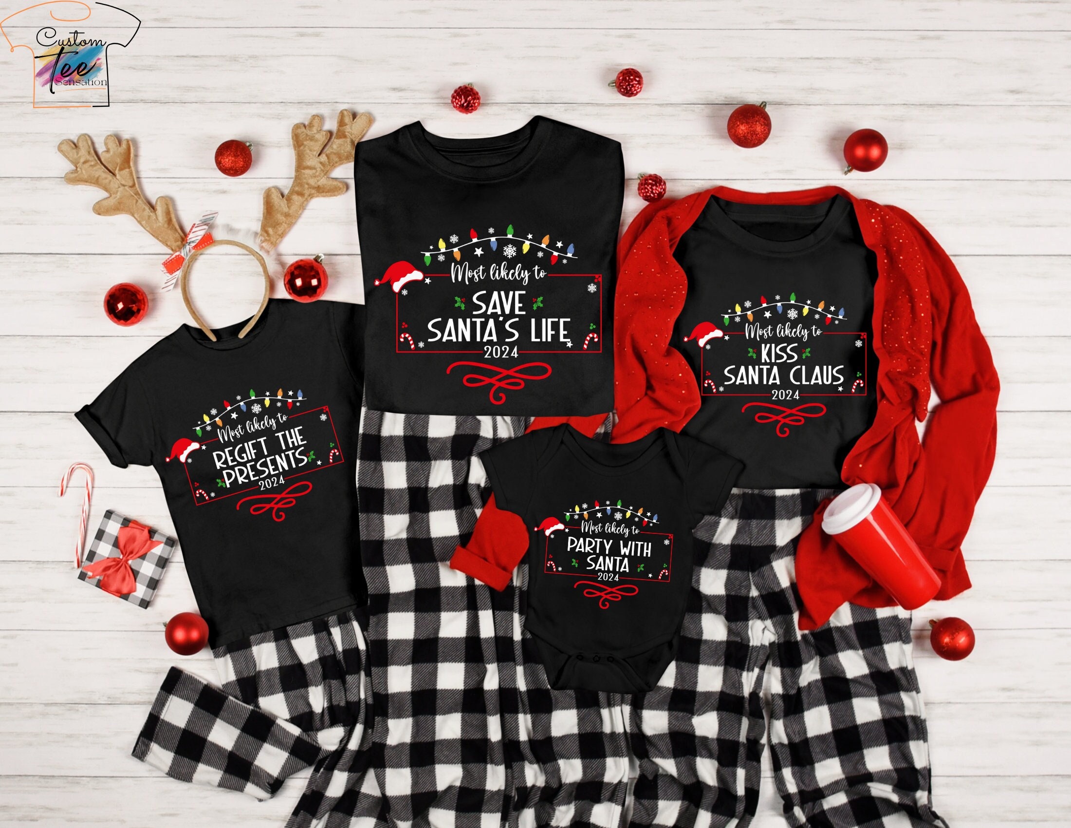 Matching Family Christmas 2024 Shirts: Most Likely To...