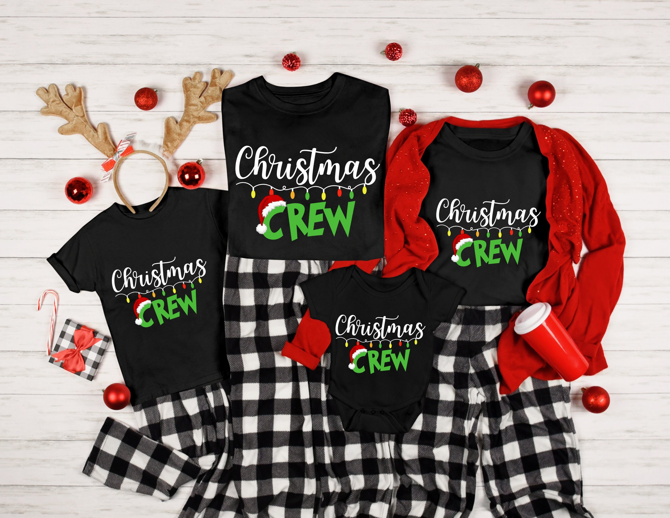 Grinch Christmas Pjs For Family,Women Pajamas Set-Green Monster Pattern,  Merry Christmas Pattern Gift 