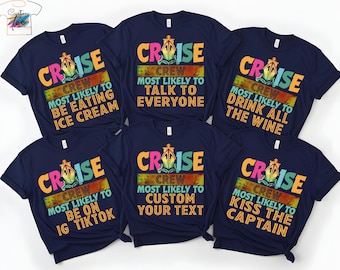 Funny Cruise Crew 2026 Shirts: Matching Family Vacation Tees