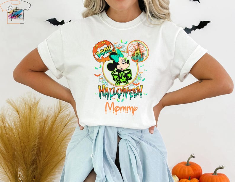 Custom Disney Halloween Family 2026 Shirts, Disneyland Spooky Shirt, Soft Cotton Blend image 6