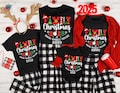 Custom Family Christmas 2025 T-Shirts: Matching Pajamas, Family Christmas 2025 Making Together Shirt, Custom Christmas Pajamas Shirt