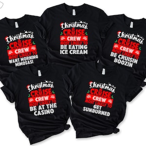 Cruise Crew Weihnachten 2024 Shirt: Familiengruppe T-Shirt
