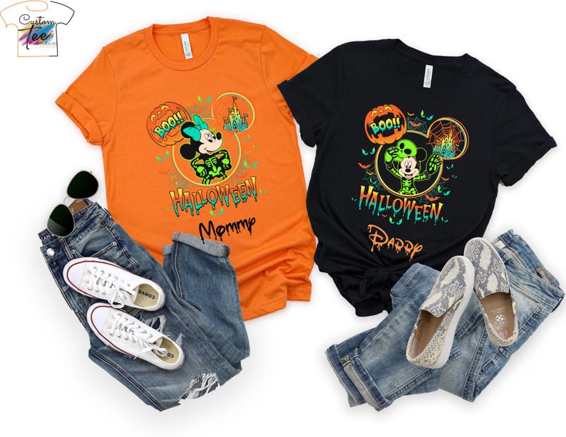 Custom Disney Halloween Family 2026 Shirts, Disneyland Spooky Shirt, Soft Cotton Blend image 5