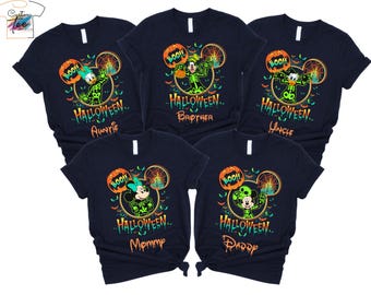 Disney Halloween 2026 T-shirt, Family Disney Mickey Minnie Head shirt, Mickey Boo Halloween Sweatshirt, Pumpkin Disney Halloween 2026 Shirt