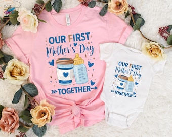 Première tenue assortie pour la fête des Mères : t-shirts pour maman et bébé