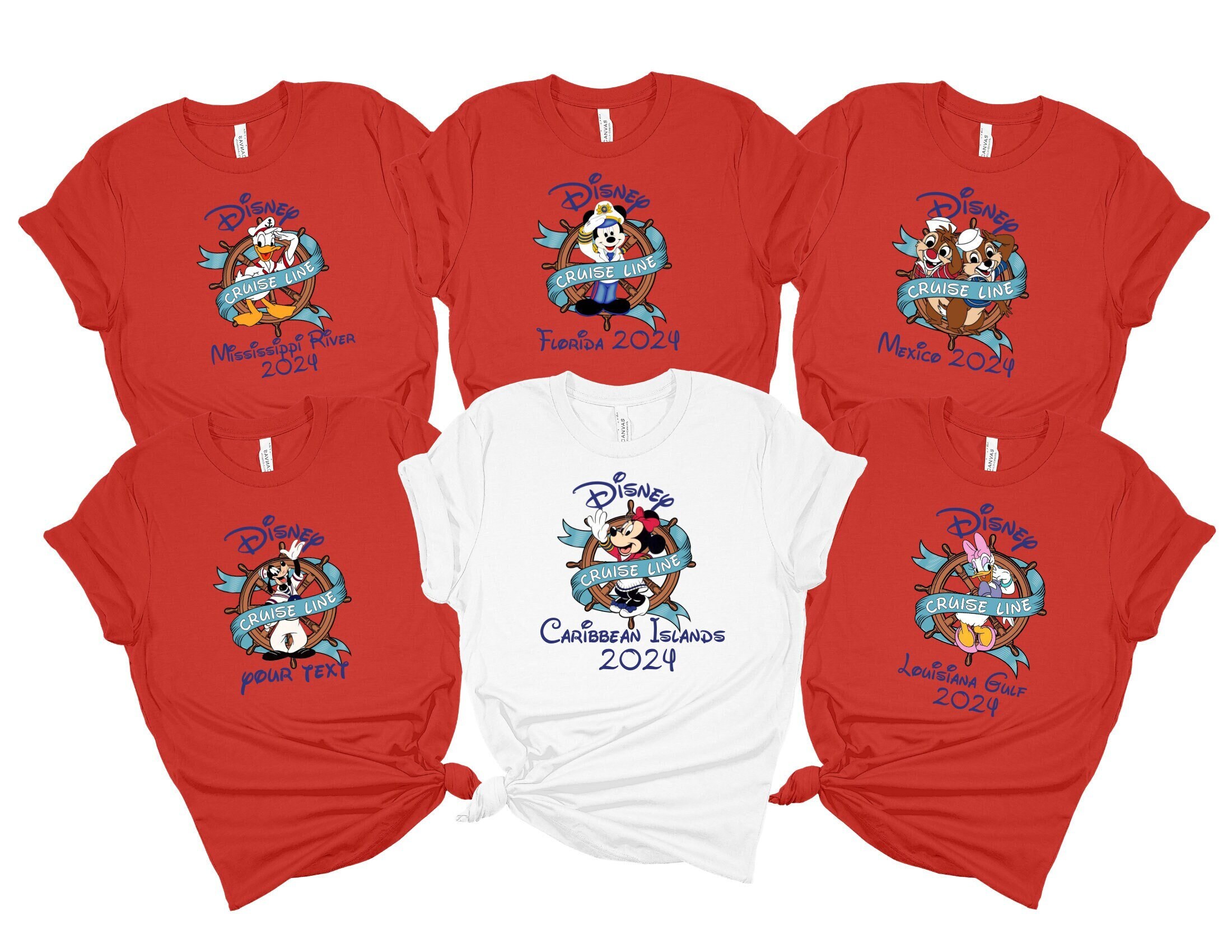 Personalized Disney Cruise 2024 T-Shirt, Family Matching Shirt, Disney Vacation Shirt