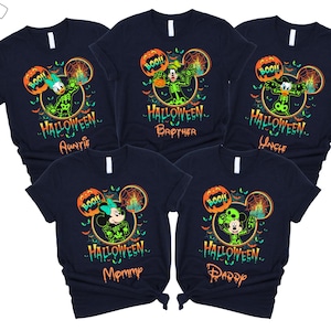 Custom Disney Family Halloween 2025 Shirts, Disney Halloween Shirts, Disney Halloween Family Shirts, Custom Family Disney shirts, Halloween