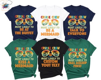 Most Likely to Cruise Shirts, Family Cruise 2026 Shirt, Family Most Likely to,Funny Cruise Shirts, Matching Cruise Shirt, Group Cruise Shirt