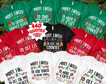 Most Likely To Christmas 2026 Shirt: Funny Xmas Group Tee, Holiday Pajamas