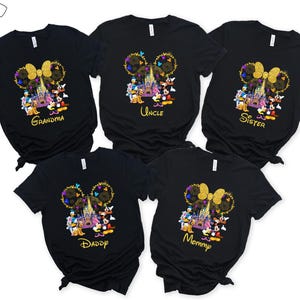 Personalized Disney Trip Shirt, Disneyland Trip Shirt, Disney Vacation 2025 shirt, Disney Family Matching Shirt, Magical Castle Shirt,Disney