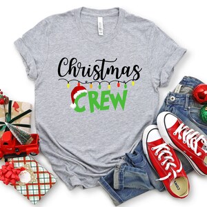 Christmas Crew shirt,Festliches Shirt, Family Matching Tee, Funny Xmas Pajama, Grinch Shirt, Christmas Matching Shirts, Weihnachts-T-Shirt, Christmas Shirt, X-Mas T-Shirt, Weihnachtsmode, Wintershirt, Nikolaus Shirt, Weihnachtstextilien