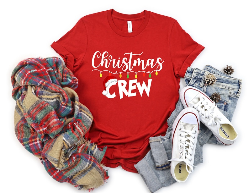 Christmas Crew shirt,Festliches Shirt, Family Matching Tee, Funny Xmas Pajama, Grinch Shirt, Christmas Matching Shirts, Weihnachts-T-Shirt, Christmas Shirt, X-Mas T-Shirt, Weihnachtsmode, Wintershirt, Nikolaus Shirt, Weihnachtstextilien