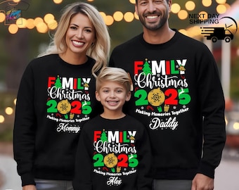 Custom Family Christmas 2026 Sweatshirt: Making Memories Together